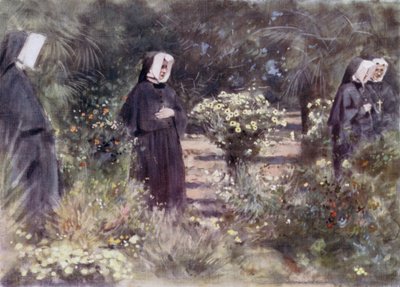 In the garden of the Convent, Bloemfontein by Mortimer Ludington Menpes